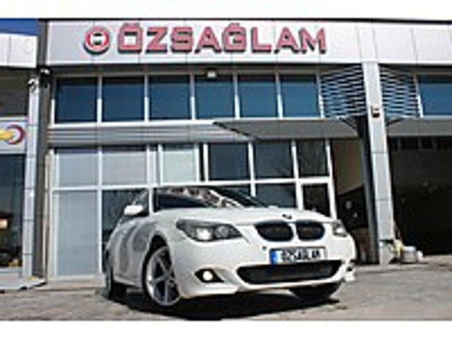 Özsağlam dan 2007 Model BMW 5.20d Beyaz 234binde Bakımlı Dış M BMW 5 Serisi 520d Standart