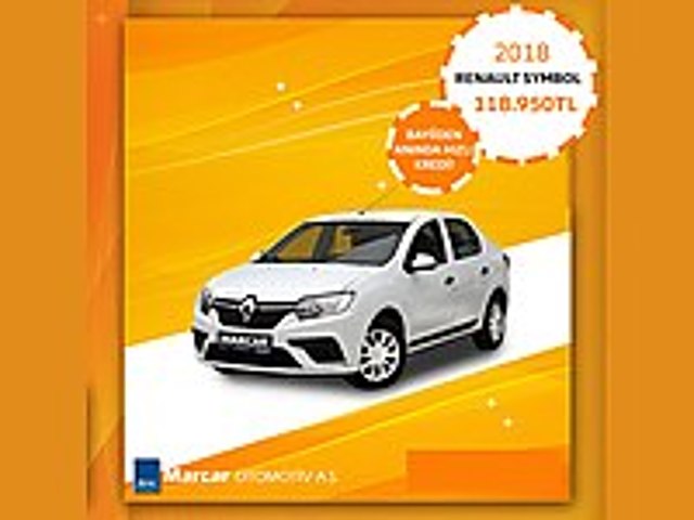 FIRSAT PEŞİNATSIZ TAMAMINA KREDİLİ 2018 RENAULT SYMBOL 1.5dCi Renault Symbol 1.5 DCI Joy