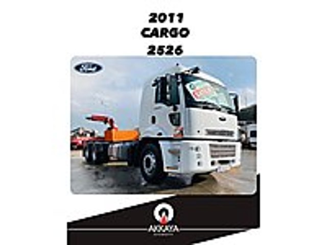 AKKAYA DAN 2011 CARGO 2526 ŞASE Ford Trucks Cargo 2526