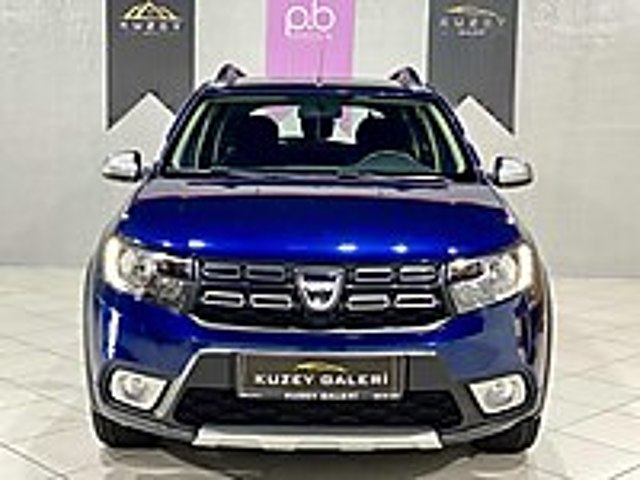 75.500KM MAKYAJLI KASA 2017 DACİA SANDERO 1.5DCi STEAPWAY MAVİ Dacia Sandero 1.5 dCi Stepway