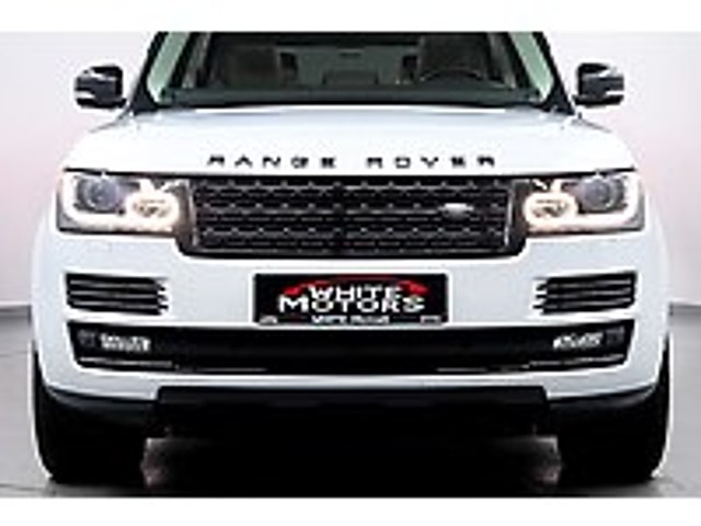 WHITE MOTORS 2015 VOGUE BLACK EDİTİON BOYASIZ BAYI 22 INC JANT Land Rover Range Rover 3.0 TDV6 Vogue