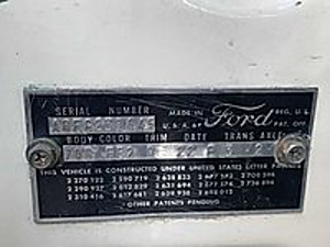 FERROO GAREGA DAN 1958 CUSTOM 300 TWO DOORS SEDAN ORJ 52.000 KM Ford Ford Fairlane